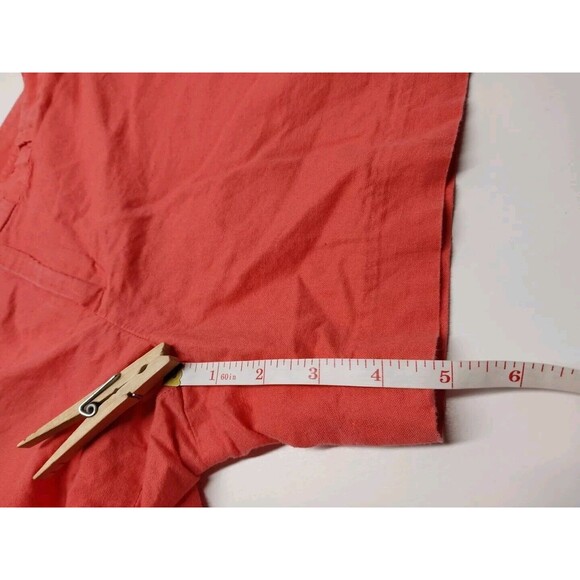 Banana Republic Shorts Womens Size 4 Hot Pink Linen Cotton Comfy Lightweight - Picture 9 of 12